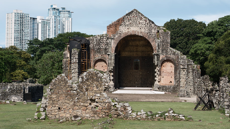 panama viejo ruins and museum, panama city, panama